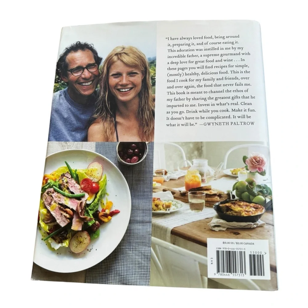 Gwyneth Paltrow Cookbook, my father’s daughter, easy delicious healthy 271 pages